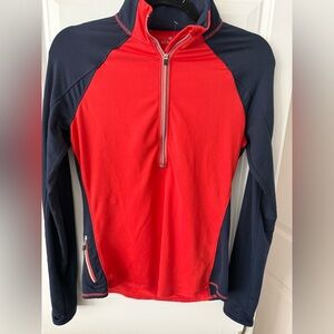 Athleta Vibrant long sleeve half zip